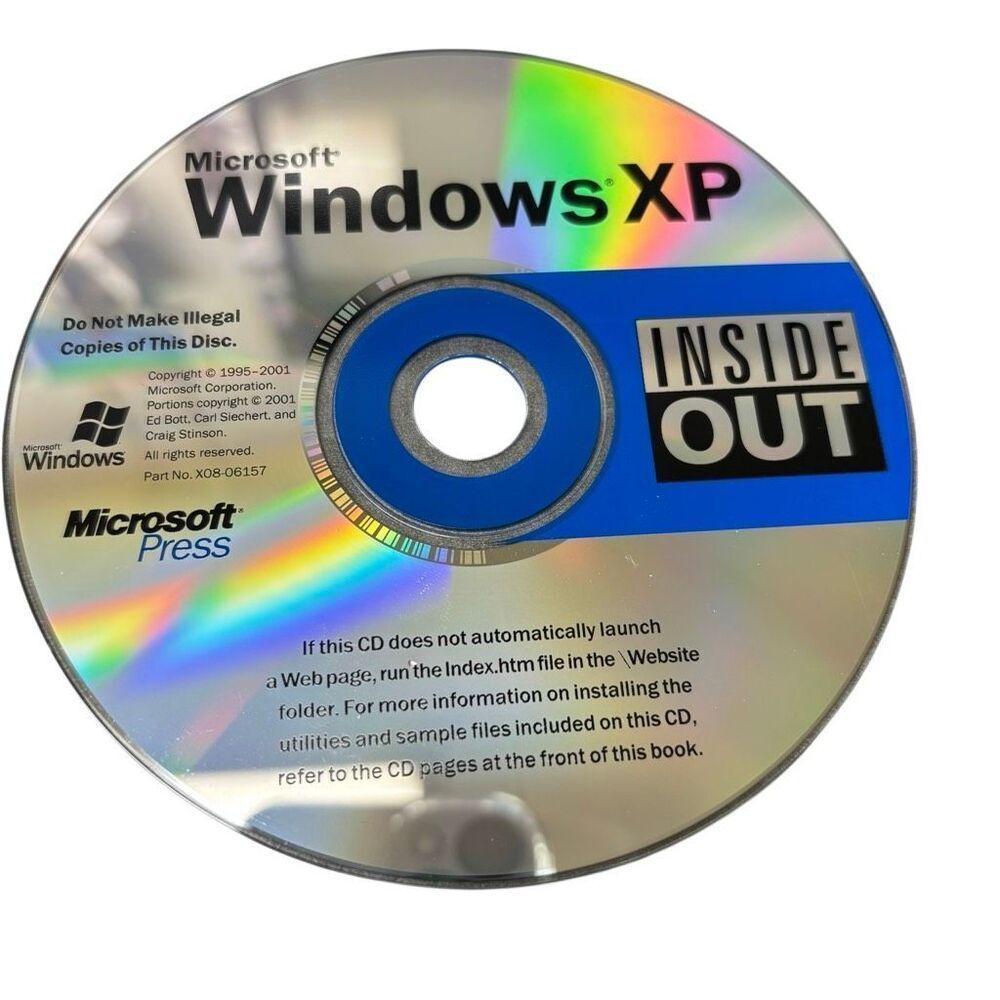 Microsoft Windows XP Inside Out Disc Only